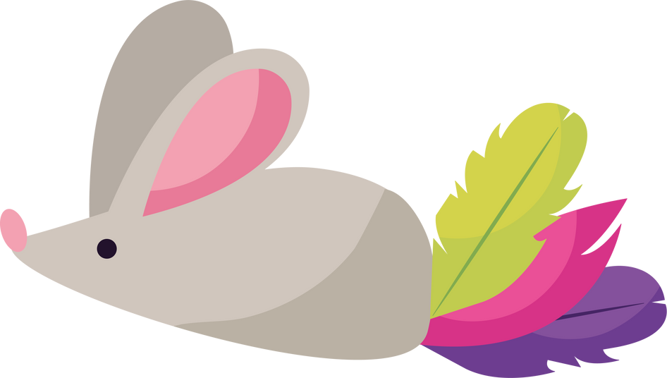 pet rubber toy mouse